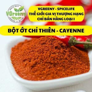 Cayenne (Bột ớt Chỉ Thiên) - Hu90Grams