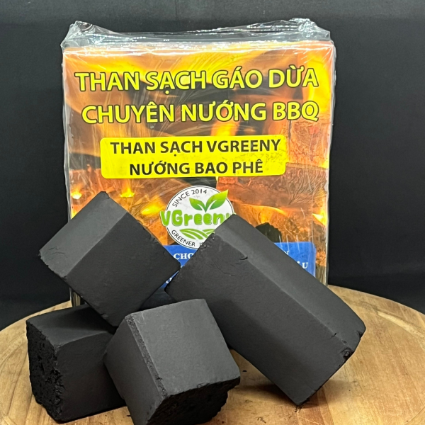 THAN SẠCH GÁO DỪA STANDARD 5X5 VGREENY_THÙNG 10KG