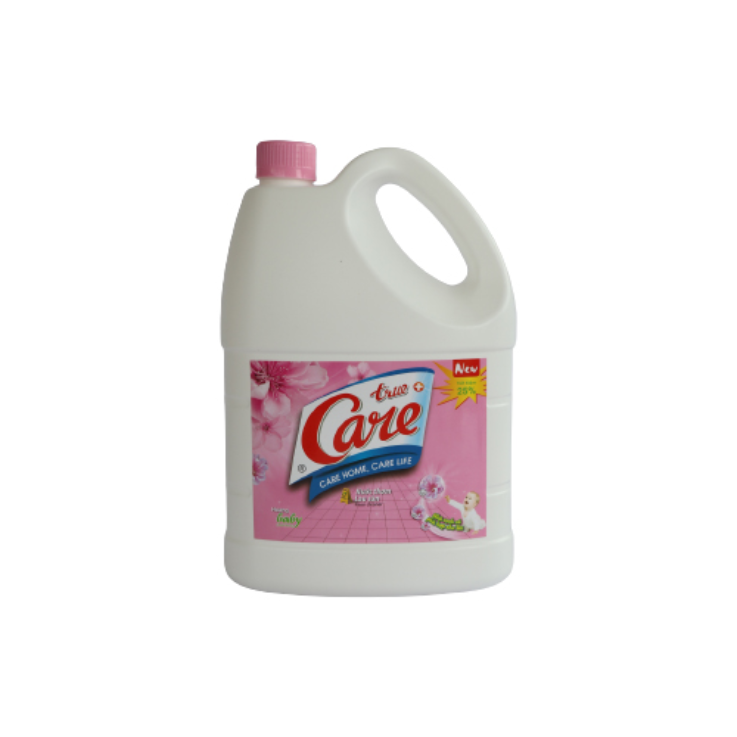 NƯỚC LAU SÀN TRUE CARE_Can 3.6KG (Hồng baby charming)