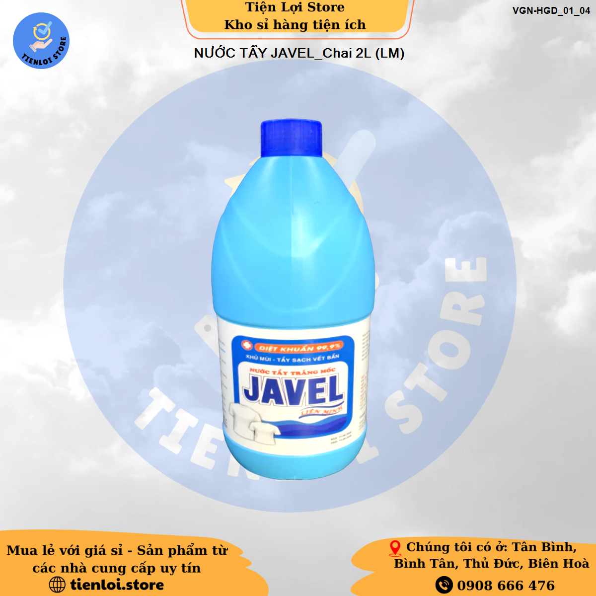 NƯỚC TẨY JAVEL_Chai 2L (LM)